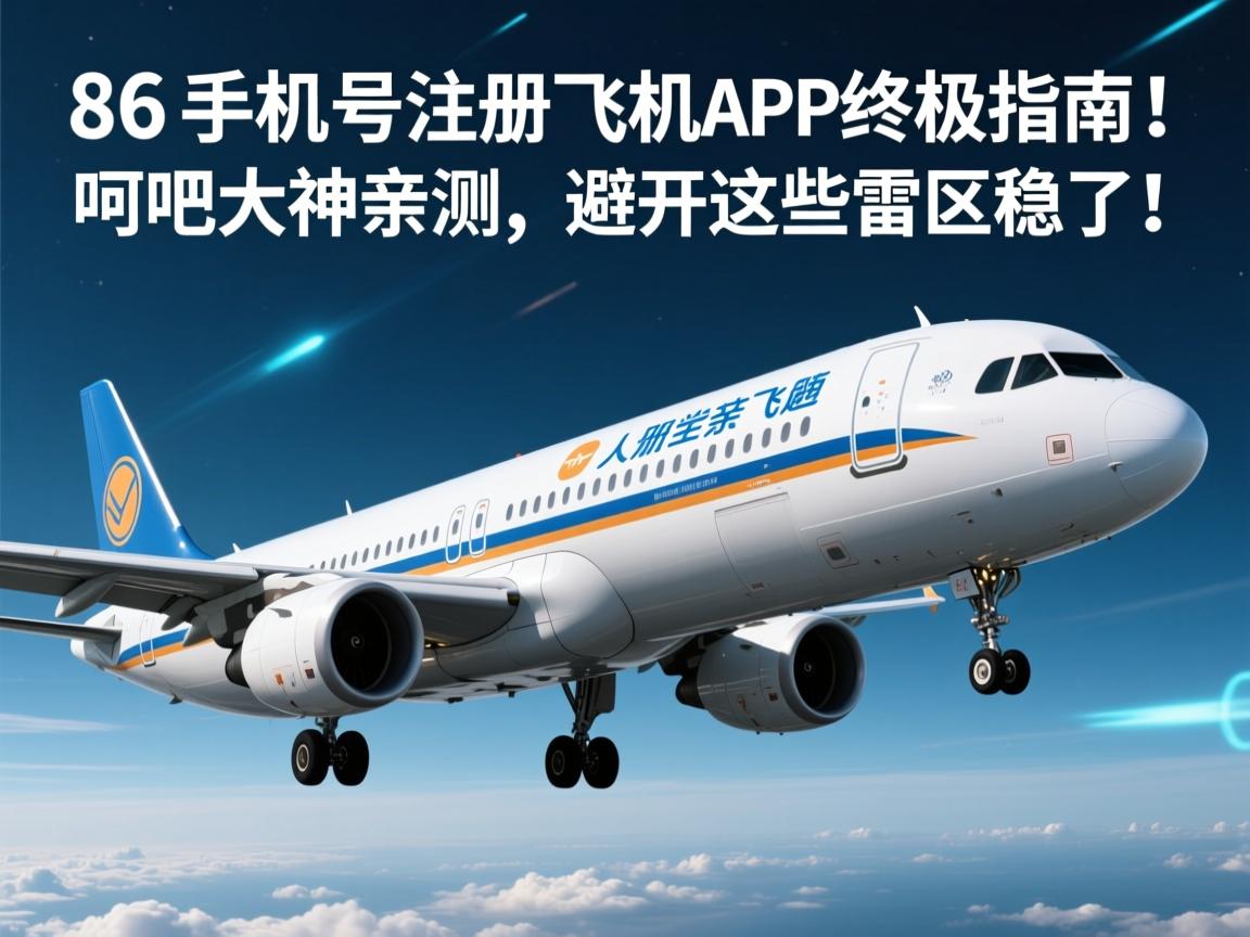 86手机号注册飞机APP终极指南!贴吧大神亲测,避开这些雷区稳了!