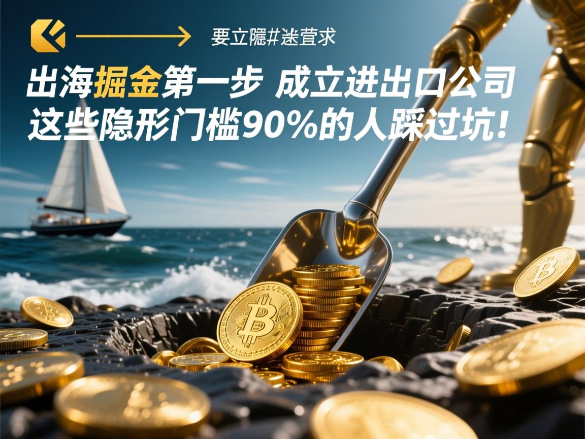 出海掘金第一步,成立进出口公司,这些隐形门槛90%的人踩过坑!