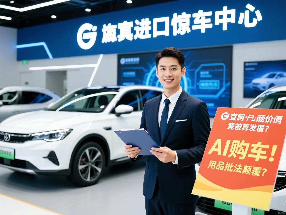 信宜进口车中心惊现AI购车顾问!汽车用品批发价竟被算法颠覆?
