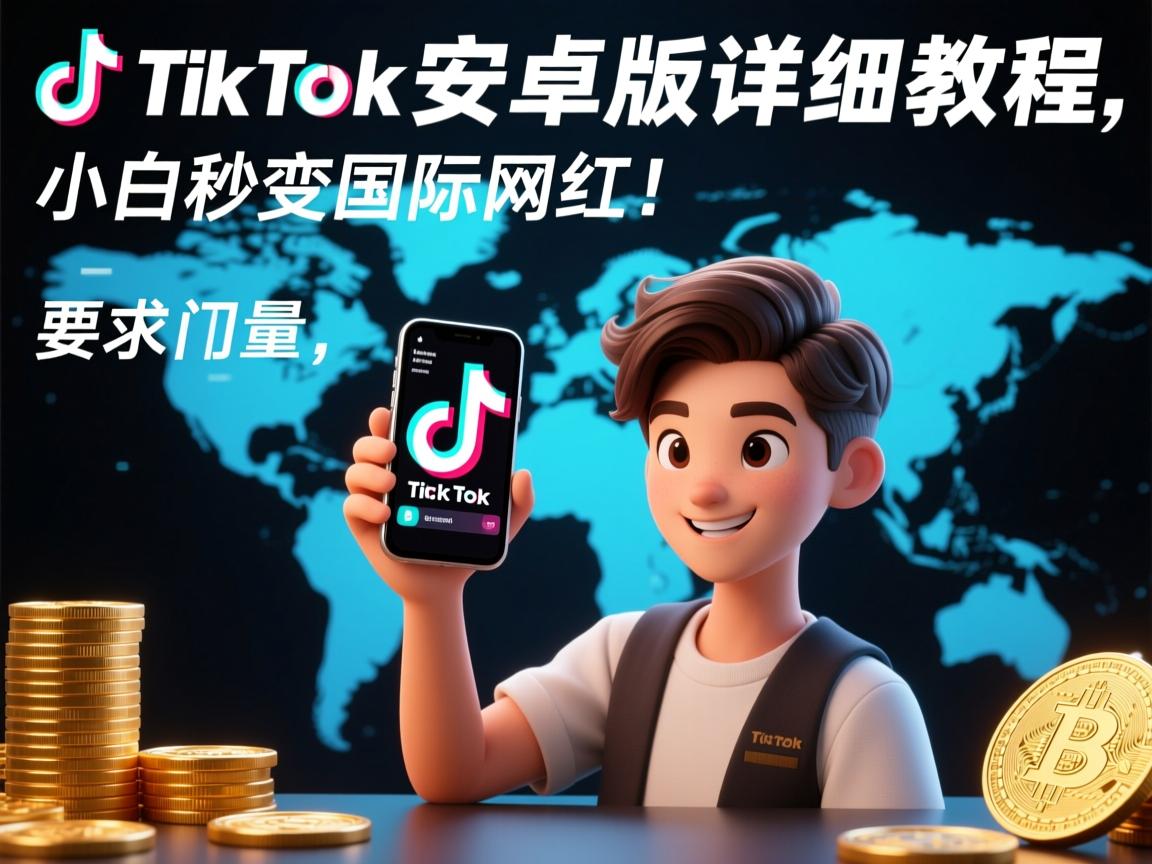 TikTok安卓版详细教程,零门槛解锁全球流量,小白秒变国际网红!
