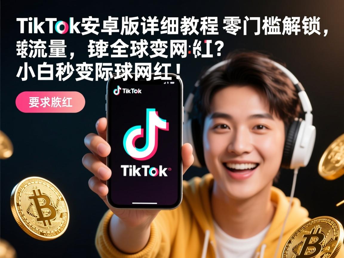 TikTok安卓版详细教程,零门槛解锁全球流量,小白秒变国际网红!