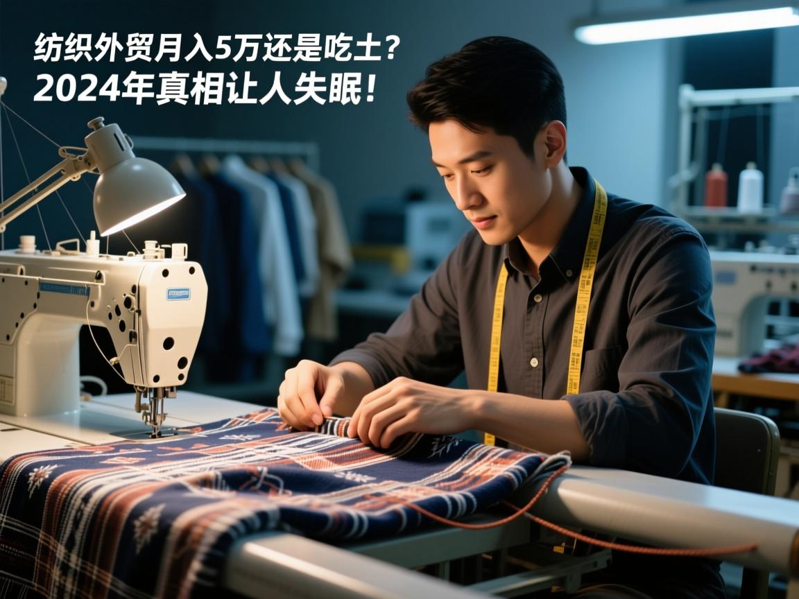 纺织外贸，月入5万还是吃土？2024年真相让人失眠！