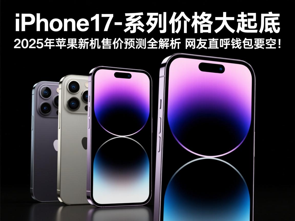 iPhone 17系列价格大起底,2025年苹果新机售价预测全解析,网友直呼钱包要空!