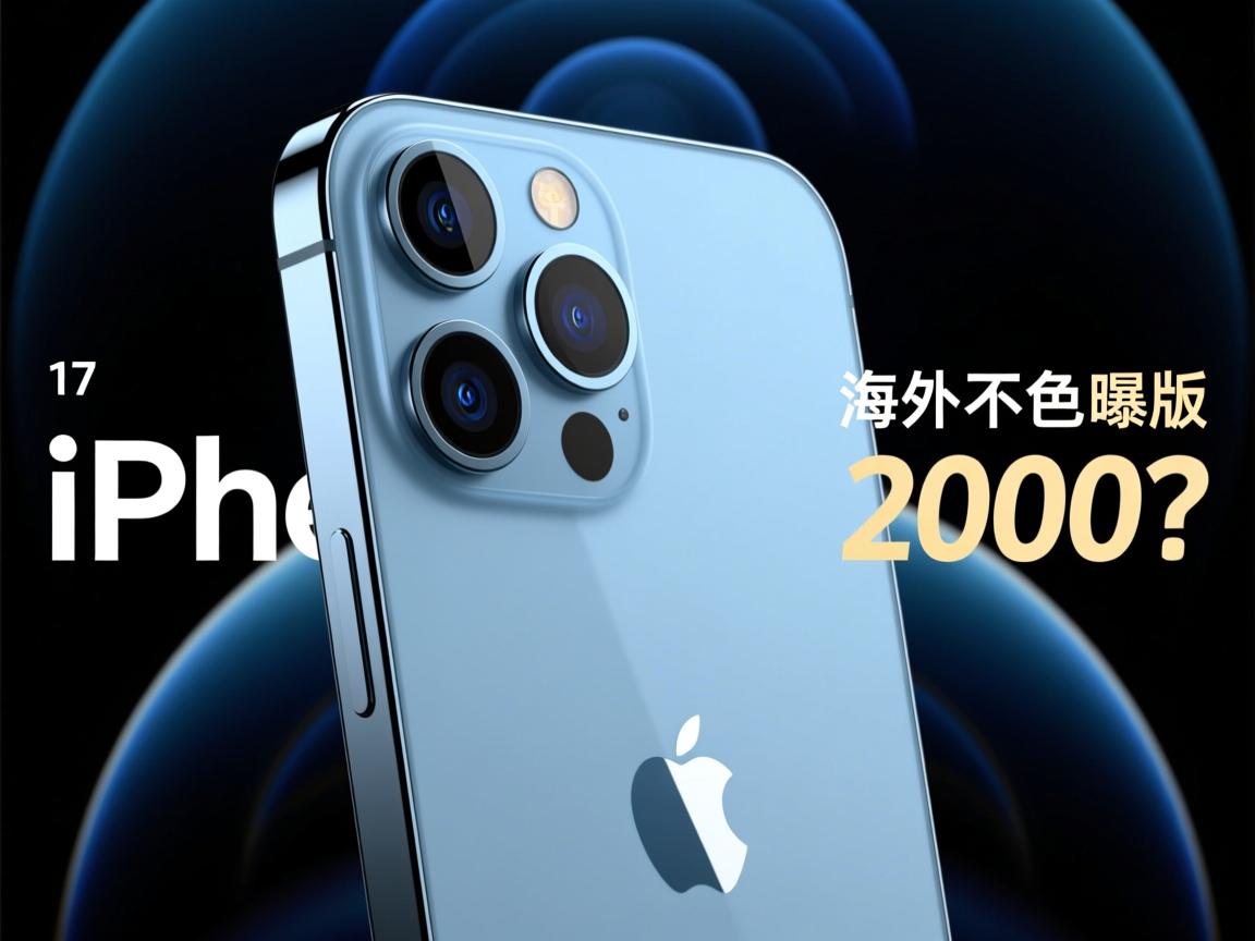 iPhone 17 海外版颜色曝光!网友吵翻,这海雾蓝值不值得加价2000块?