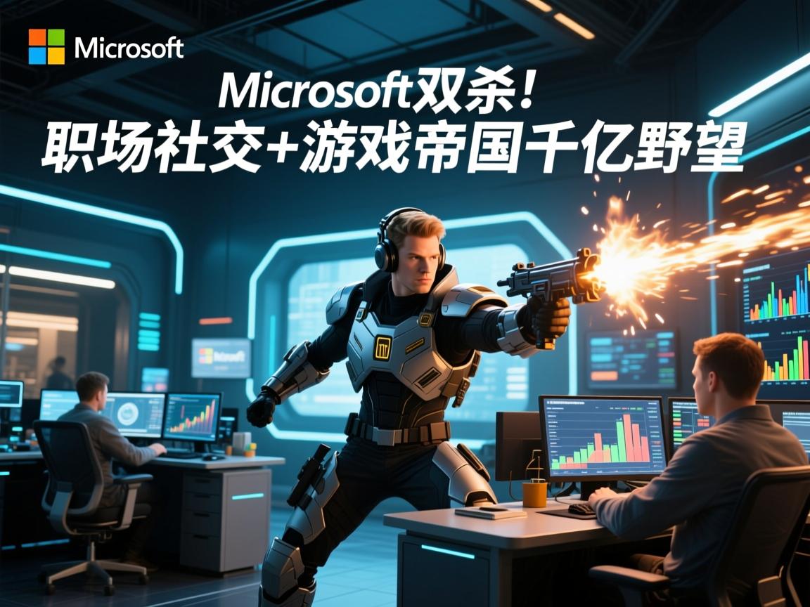 微软双杀!职场社交+游戏帝国的千亿野望