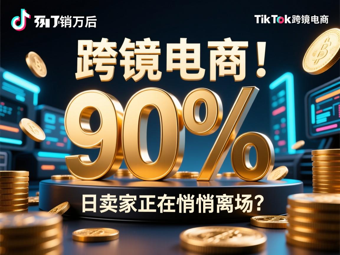 TikTok跨境电商,日销百万的神话背后,90%的卖家正在悄悄离场?