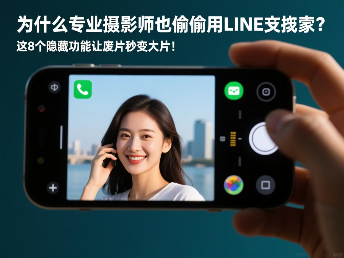📱为什么专业摄影师也偷偷用LINE Camera?这8个隐藏功能让废片秒变大片!