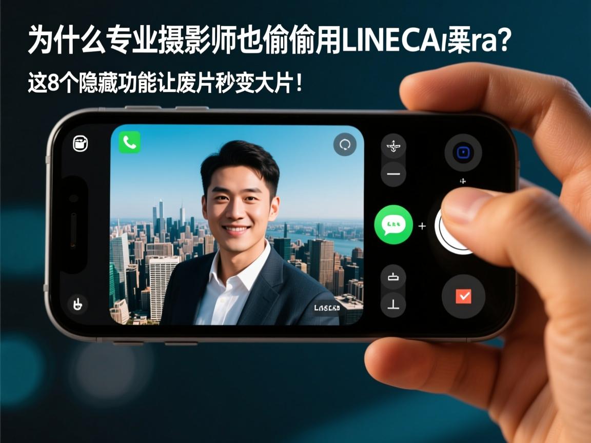 📱为什么专业摄影师也偷偷用LINE Camera?这8个隐藏功能让废片秒变大片!