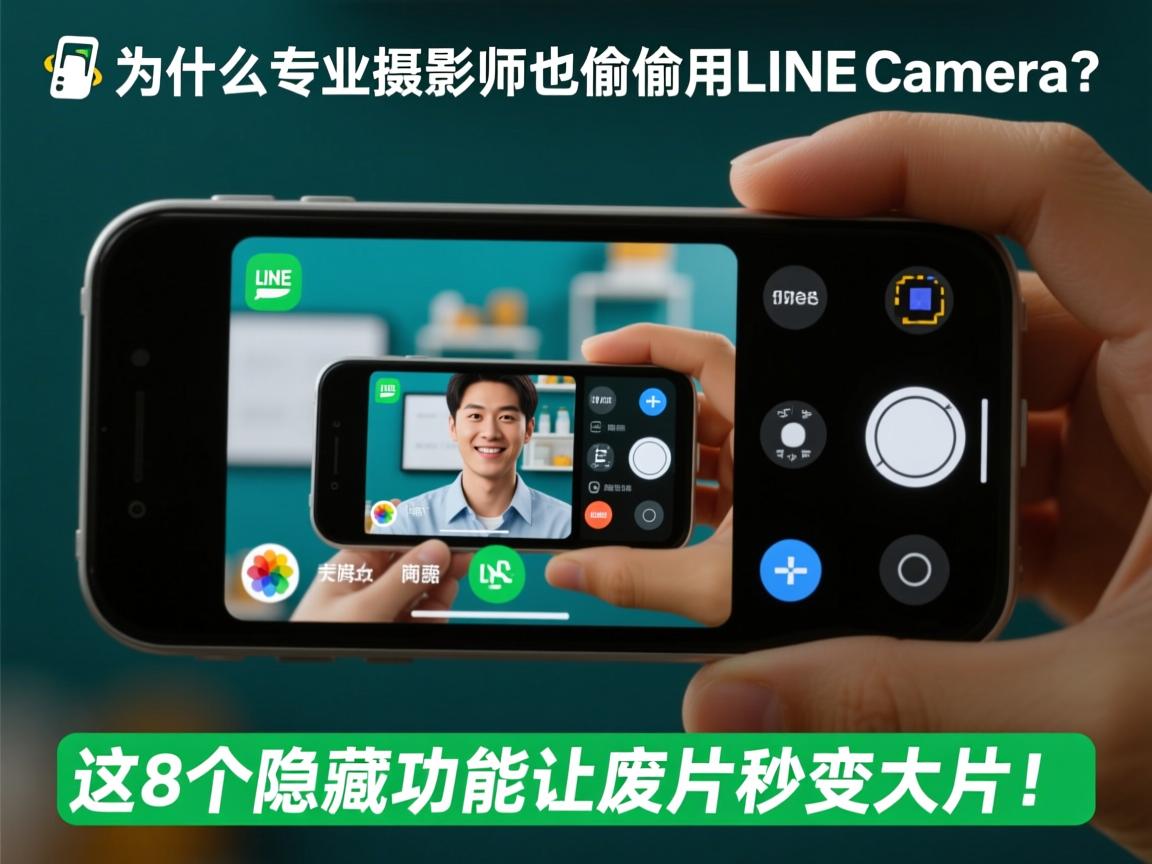 📱为什么专业摄影师也偷偷用LINE Camera?这8个隐藏功能让废片秒变大片!