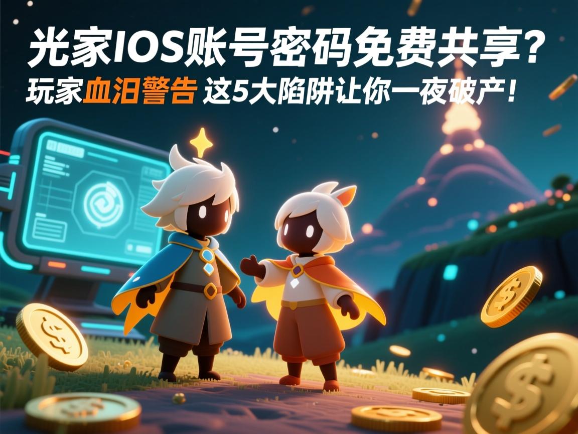 光遇IOS账号密码免费共享?玩家血泪警告,这5大陷阱让你一夜破产!