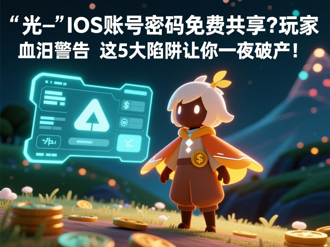 光遇IOS账号密码免费共享?玩家血泪警告,这5大陷阱让你一夜破产!