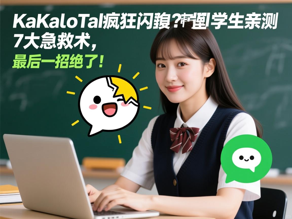 KaKaoTalk疯狂闪退？韩国留学生亲测7大急救术，最后一招绝了！