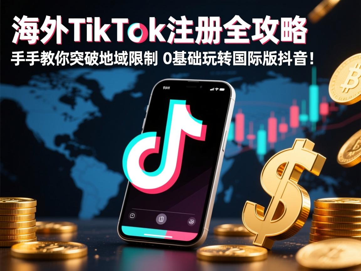 海外TikTok注册全攻略，手把手教你突破地域限制，0基础玩转国际版抖音！