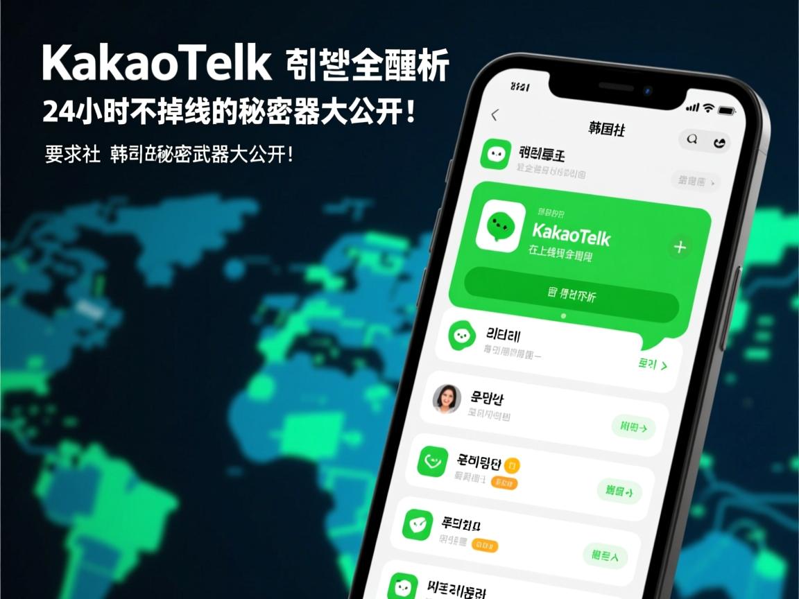 韩国社交通讯巨头KakaoTalk在线状态全解析,24小时不掉线的秘密武器大公开!