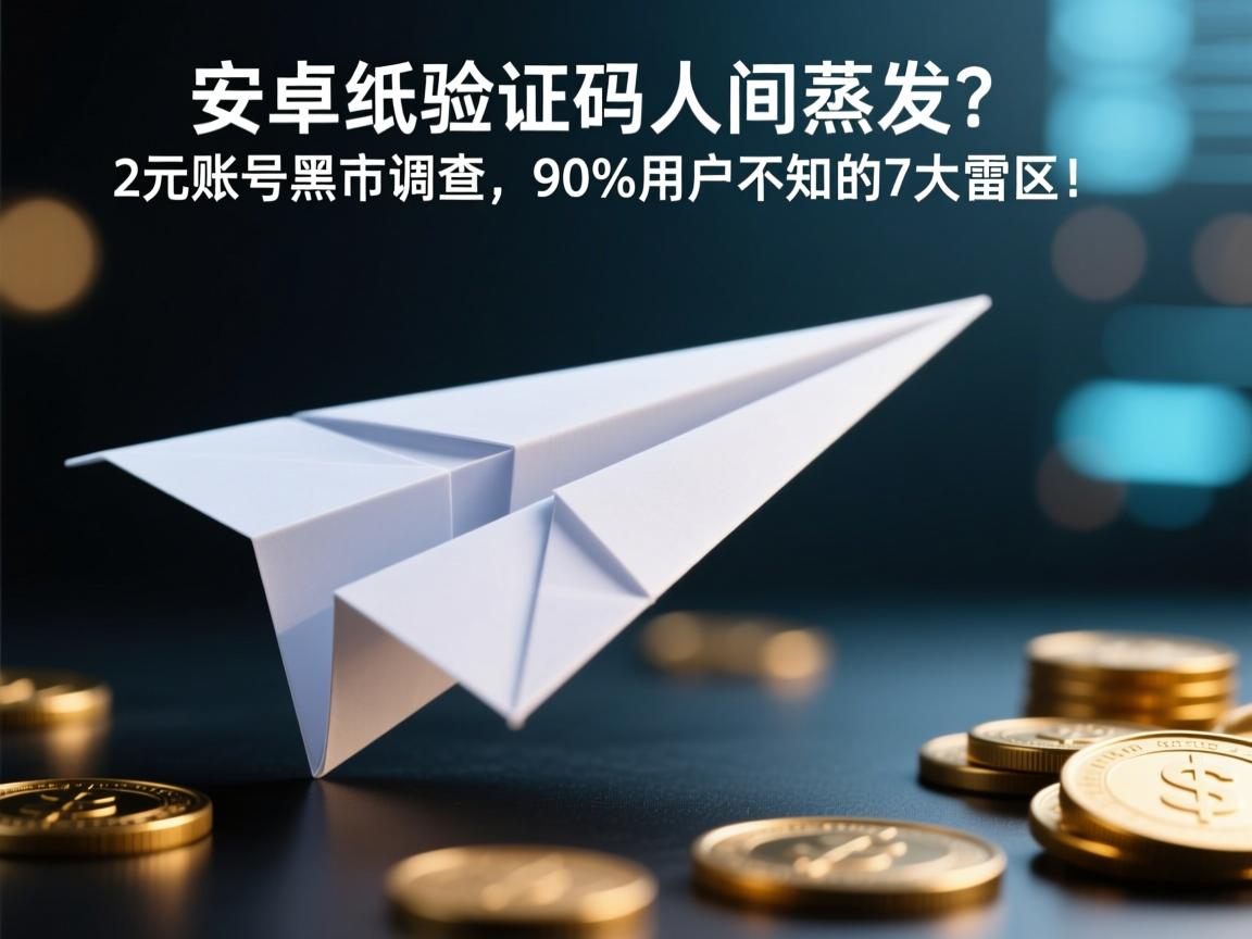 安卓纸飞机验证码人间蒸发?2元账号黑市调查,90%用户不知的7大雷区!