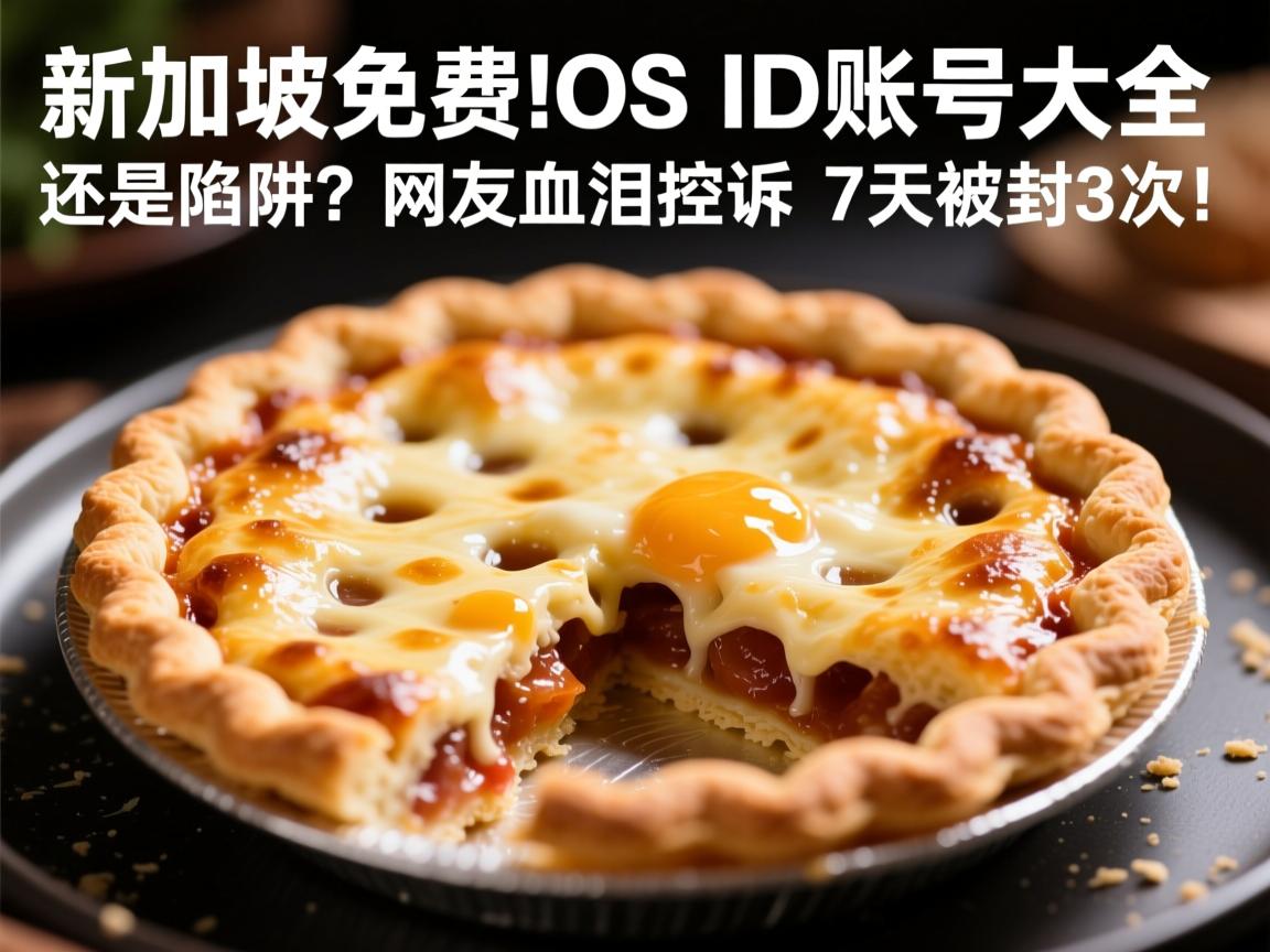 新加坡免费iOS ID账号大全，馅饼还是陷阱？网友血泪控诉，7天被封3次！