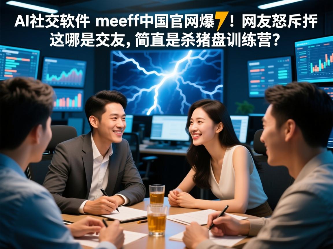 AI社交软件meeff中国官网爆雷!网友怒斥,这哪是交友,简直是杀猪盘训练营?
