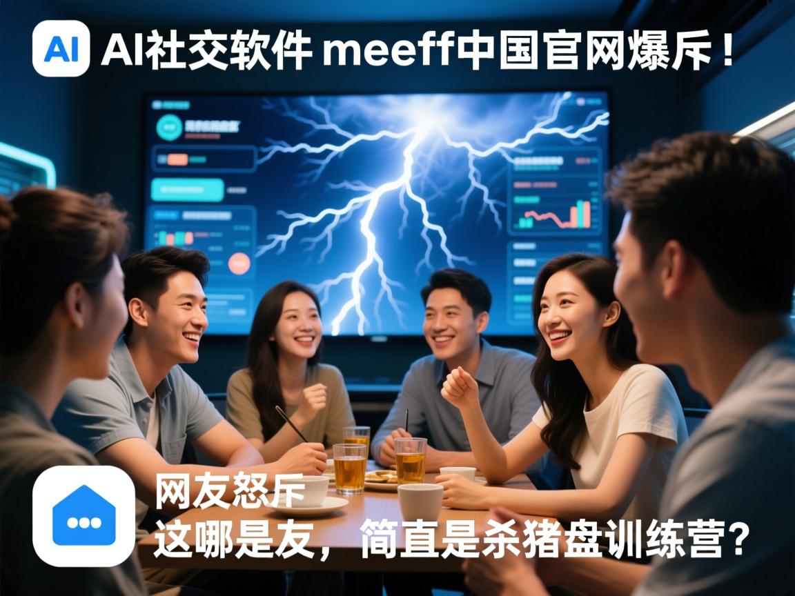 AI社交软件meeff中国官网爆雷!网友怒斥,这哪是交友,简直是杀猪盘训练营?