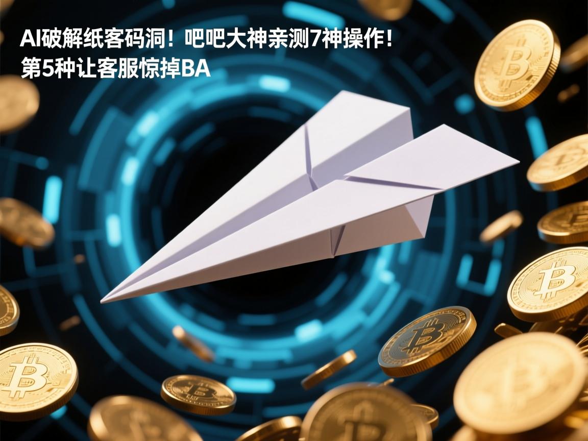 AI破解纸飞机验证码黑洞！贴吧大神亲测7种神操作，第5种让客服惊掉下巴