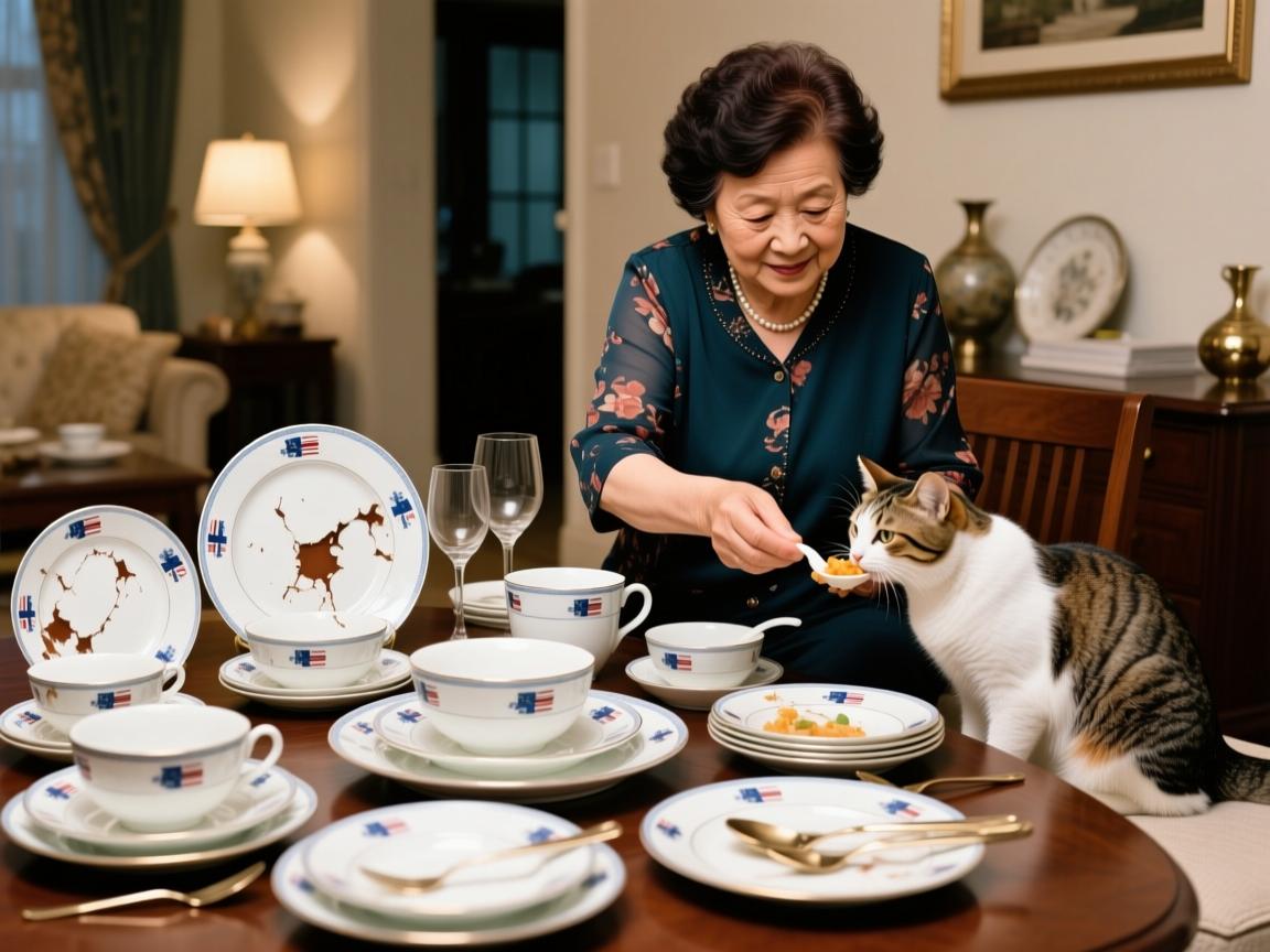 揭秘外贸餐具三件套，欧美家庭疯抢的瑕疵品，中国大妈却用来喂猫？