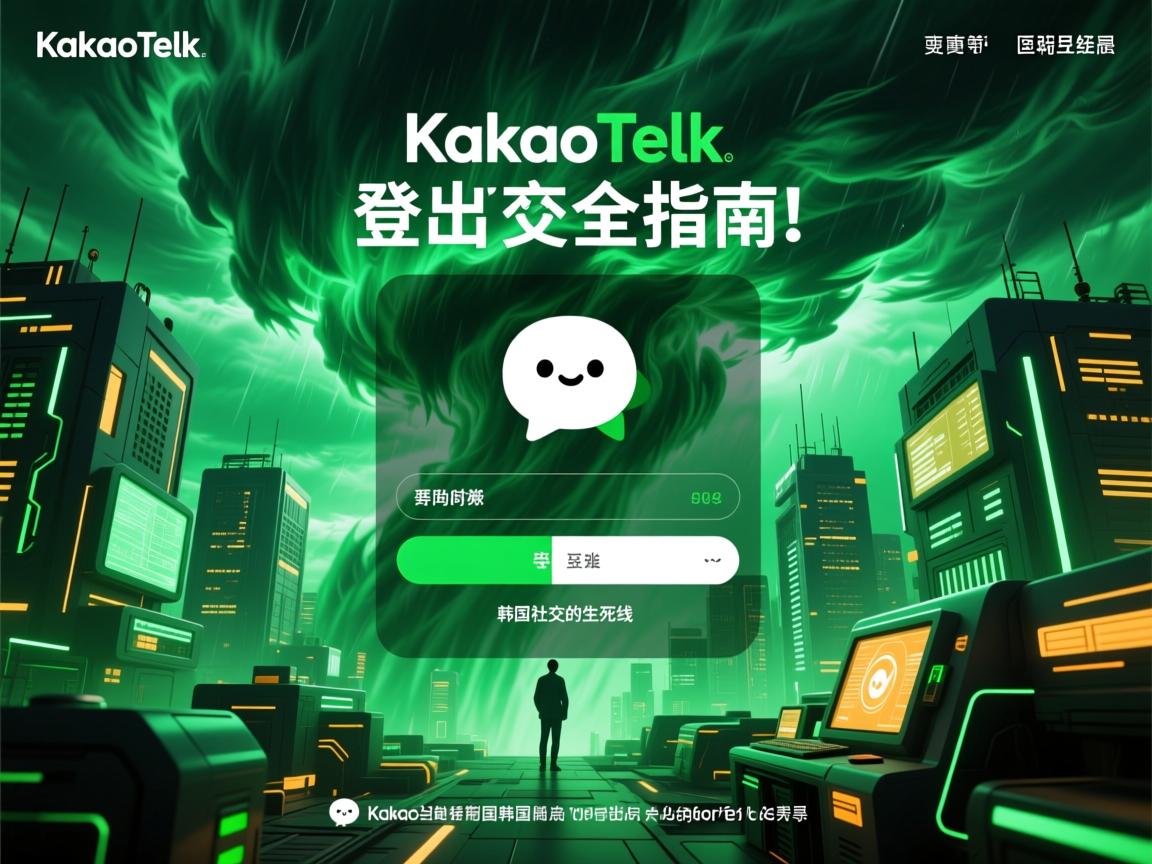 逃离绿色风暴，KakaoTalk登录登出全指南，韩国社交的生死线！