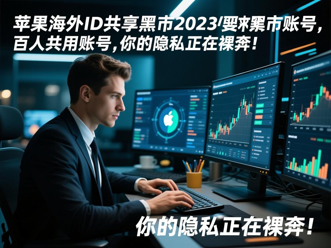 苹果海外ID共享黑市2023,百人共用账号,你的隐私正在裸奔!