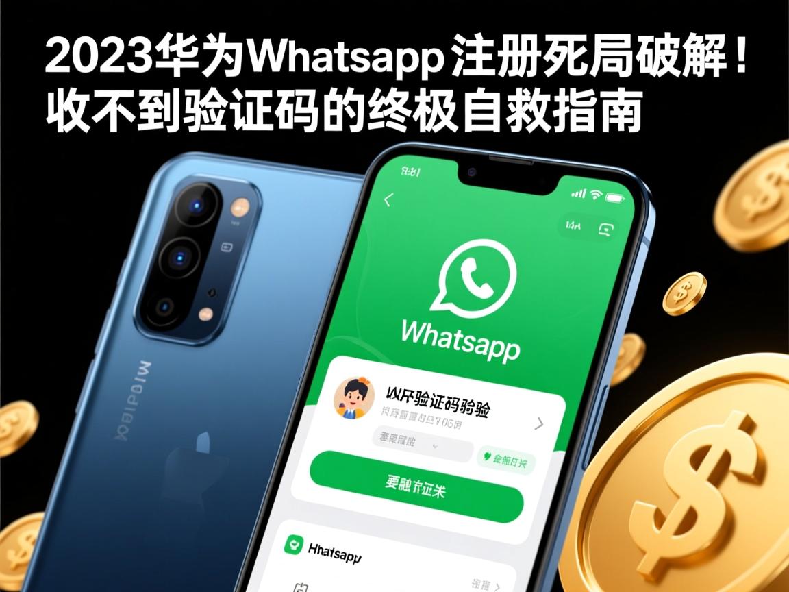 2023华为手机WhatsApp注册死局破解!收不到验证码的终极自救指南
