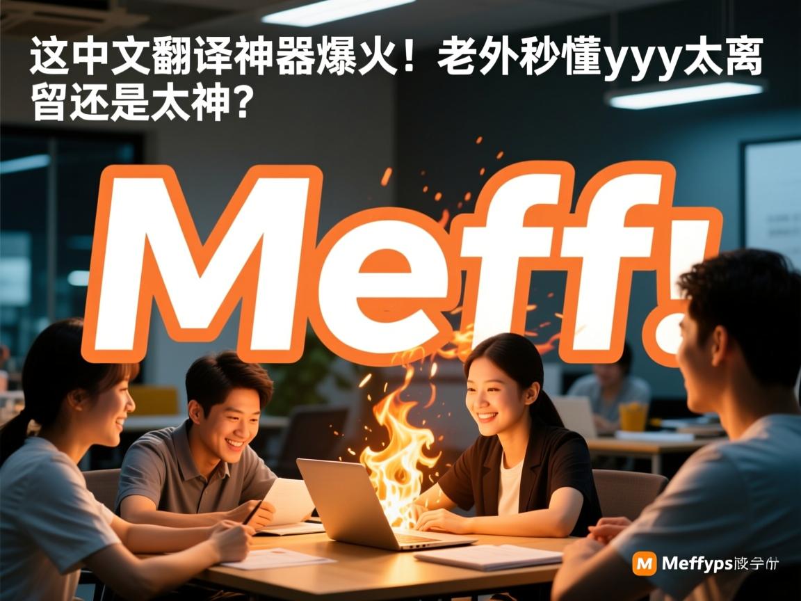 Meff中文翻译神器爆火!老外秒懂yyds,留学生却吵翻了,这翻译太离谱还是太神?