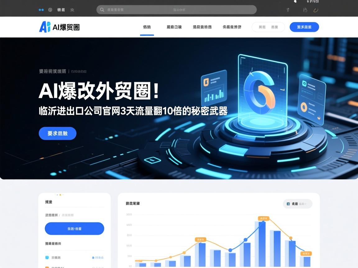 AI爆改外贸圈!临沂进出口公司官网3天流量翻10倍的秘密武器