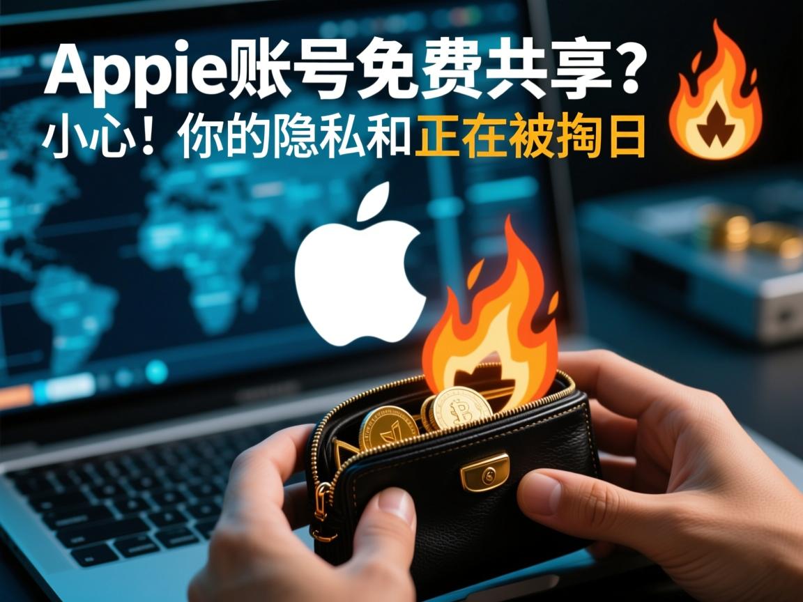 苹果账号免费共享?小心!你的隐私和钱包正在被掏空🔥