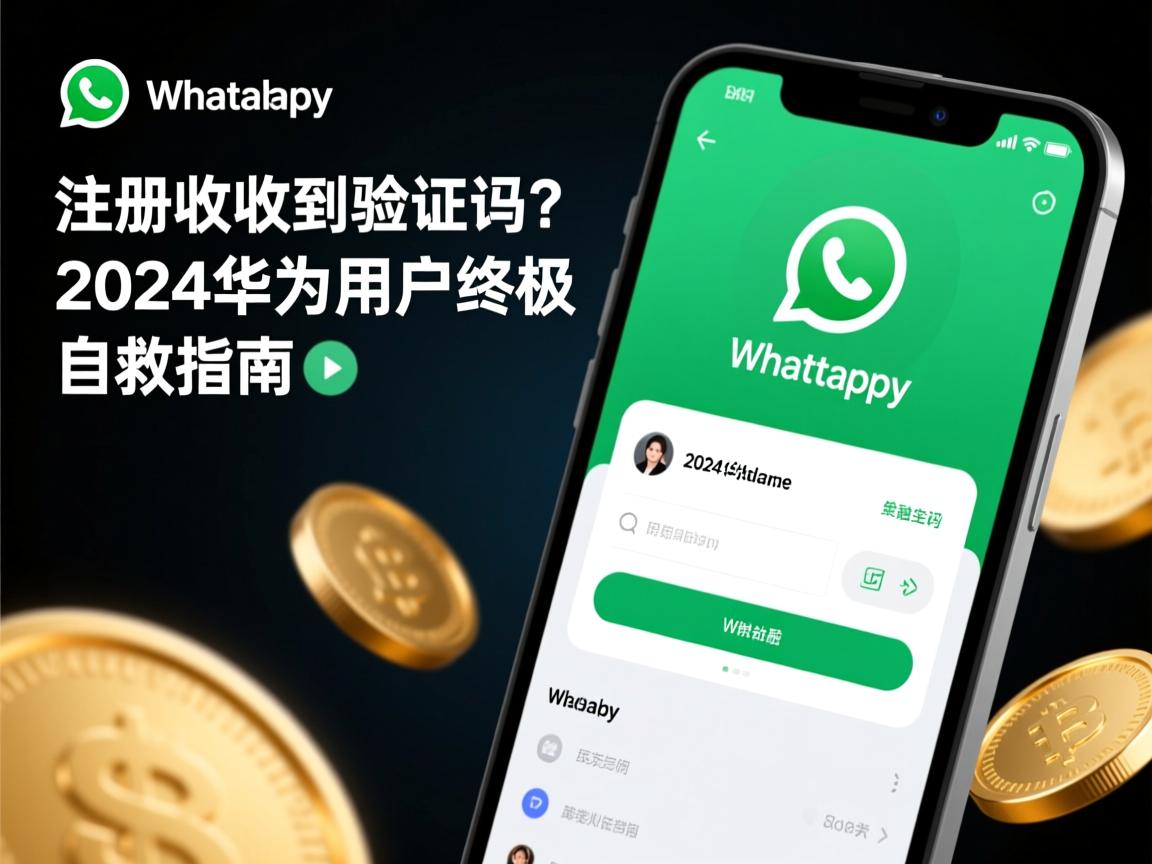 WhatsApp注册收不到验证码?2024华为用户终极自救指南