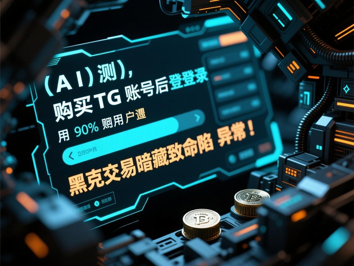 AI实测，购买TG账号后90%用户遭遇登录异常！黑市交易暗藏致命陷阱
