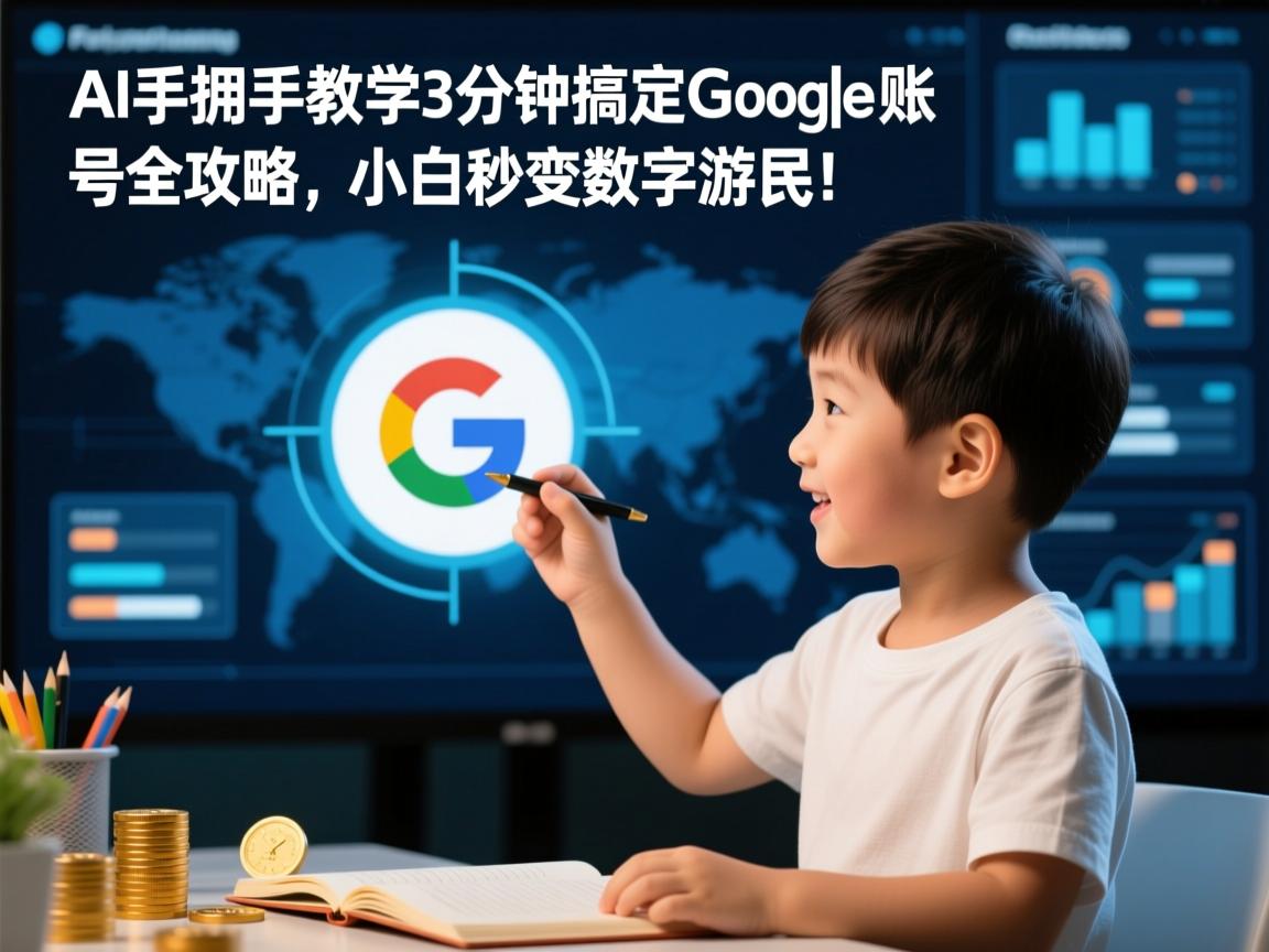 AI手把手教学,3分钟搞定谷歌账号全攻略,小白秒变数字游民!