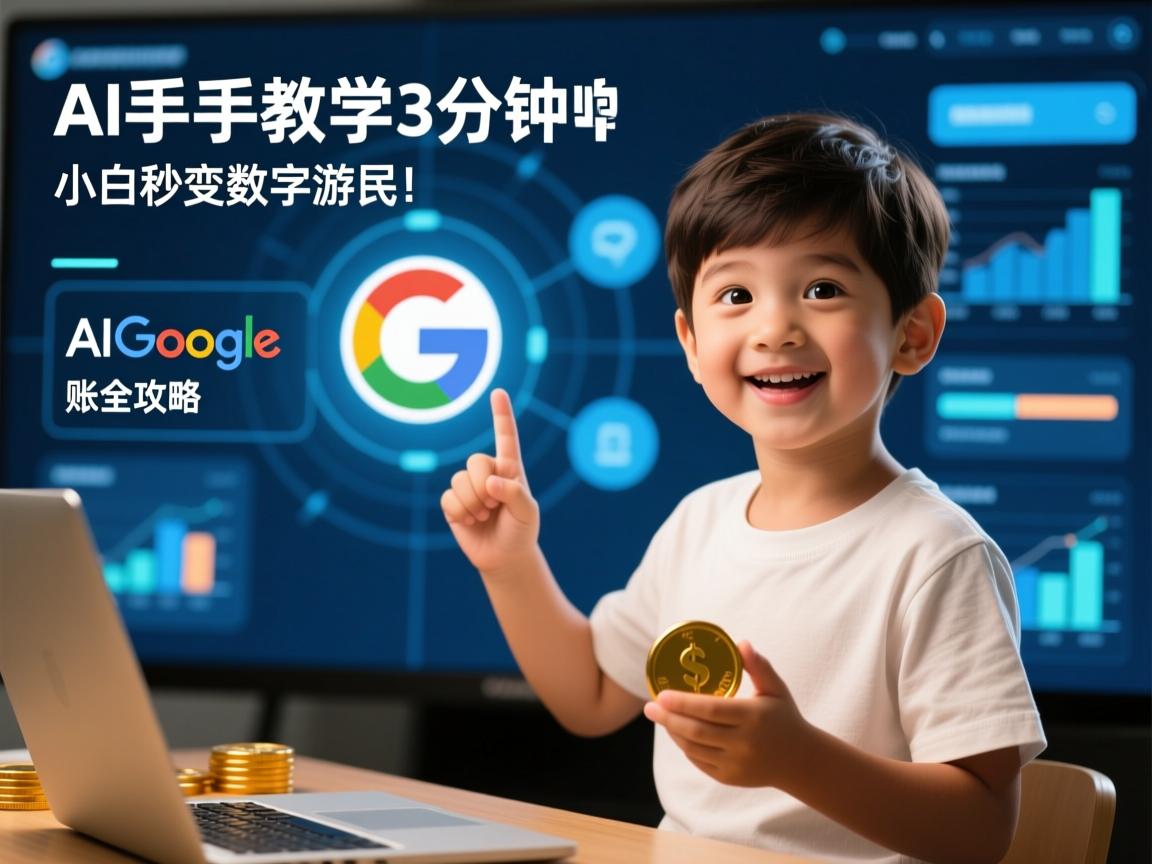 AI手把手教学,3分钟搞定谷歌账号全攻略,小白秒变数字游民!