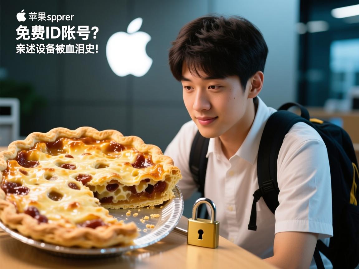苹果商店免费ID账号,馅饼还是陷阱?大学生亲述设备被锁血泪史!