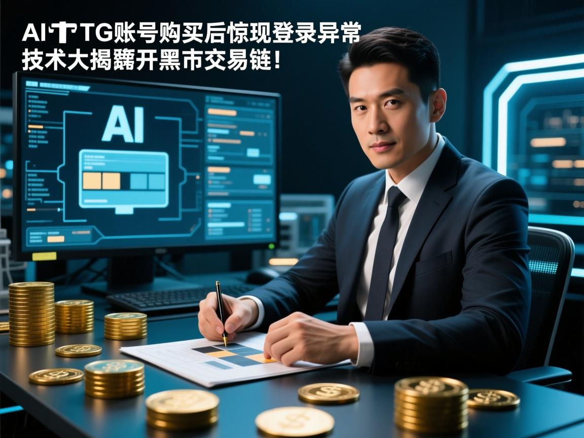 AI解谜，TG账号购买后惊现登录异常，技术大牛揭开黑市交易链！