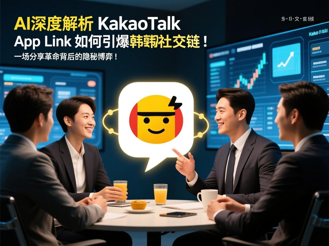 AI深度解析,KakaoTalk App Link如何引爆韩国社交链,一场分享革命背后的隐秘博弈!