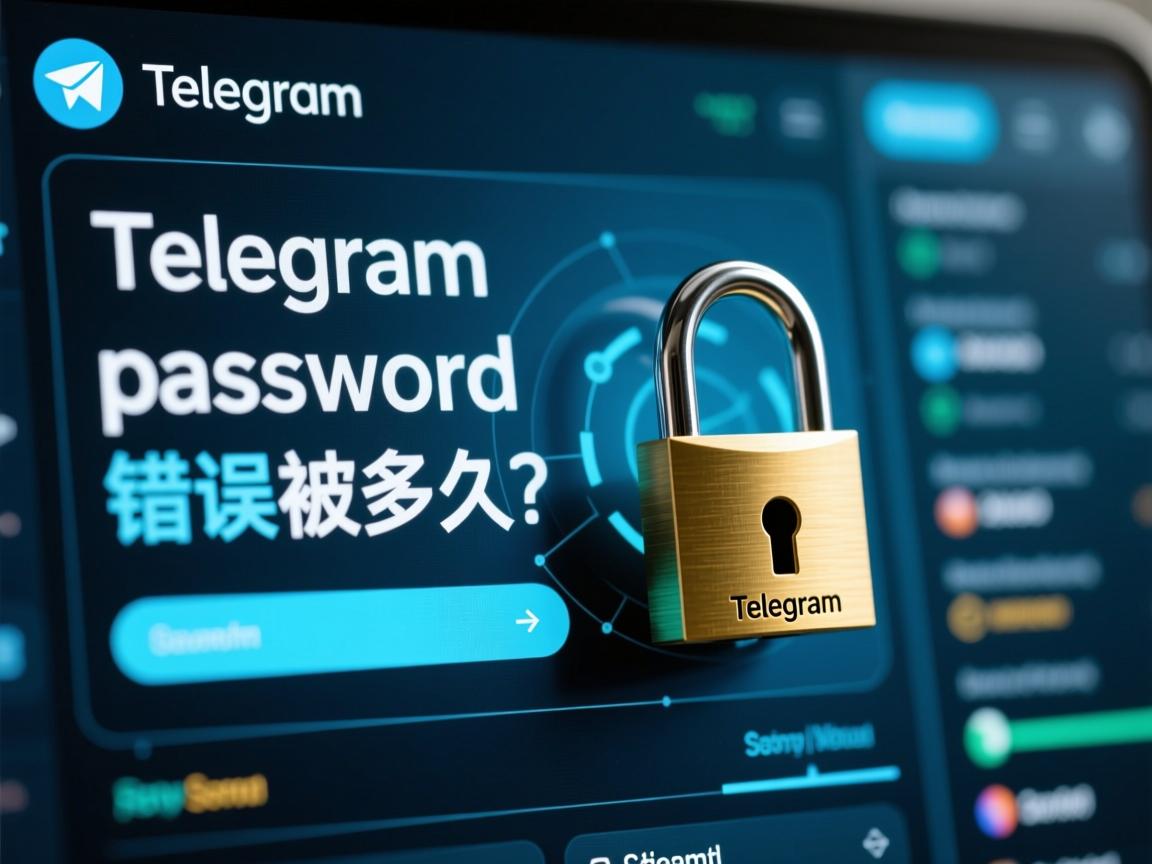 telegram密码错误被锁多久