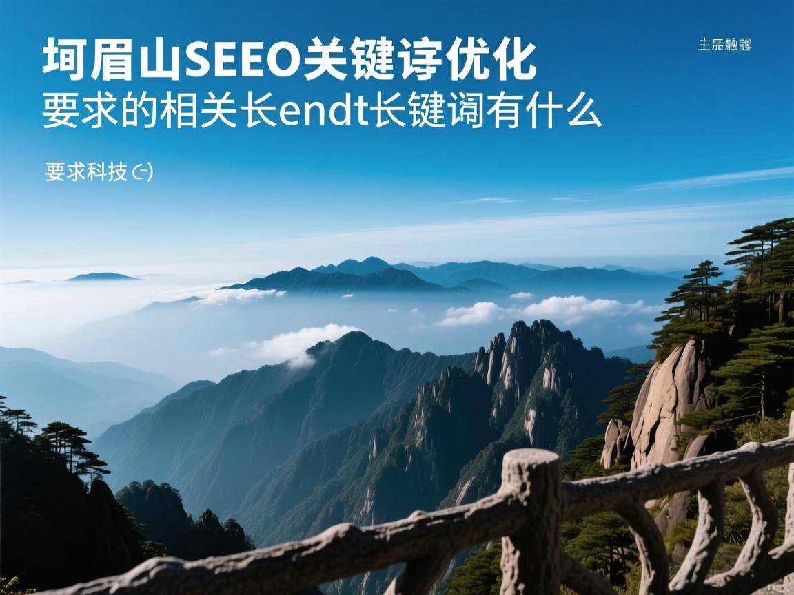峨眉山seo关键字优化的相关长尾关键词有什么