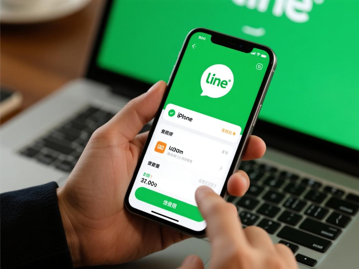 iphone怎么使用line