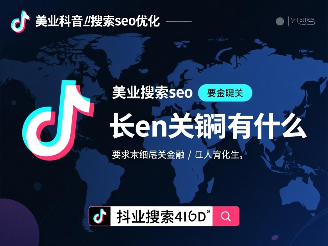 美业抖音搜索seo优化的相关长尾关键词有什么