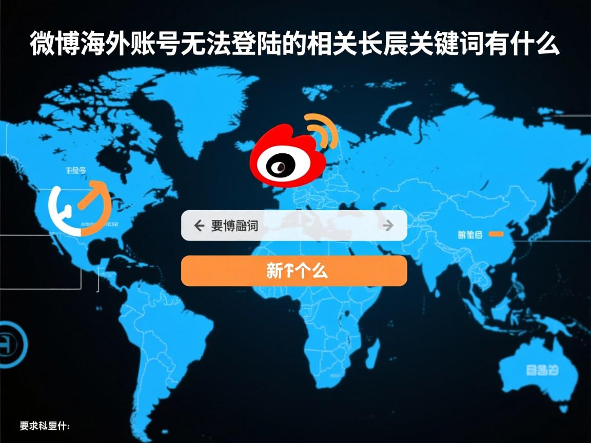 微博海外账号无法登陆的相关长尾关键词有什么