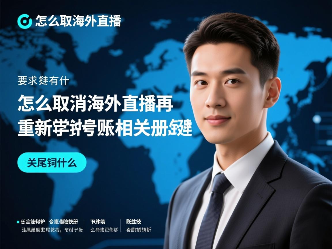 怎么取消海外直播再重新申请账号注册的相关长尾关键词有什么