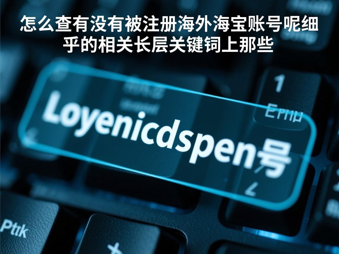 怎么查有没有被注册海外淘宝账号呢知乎的相关长尾关键词是那些