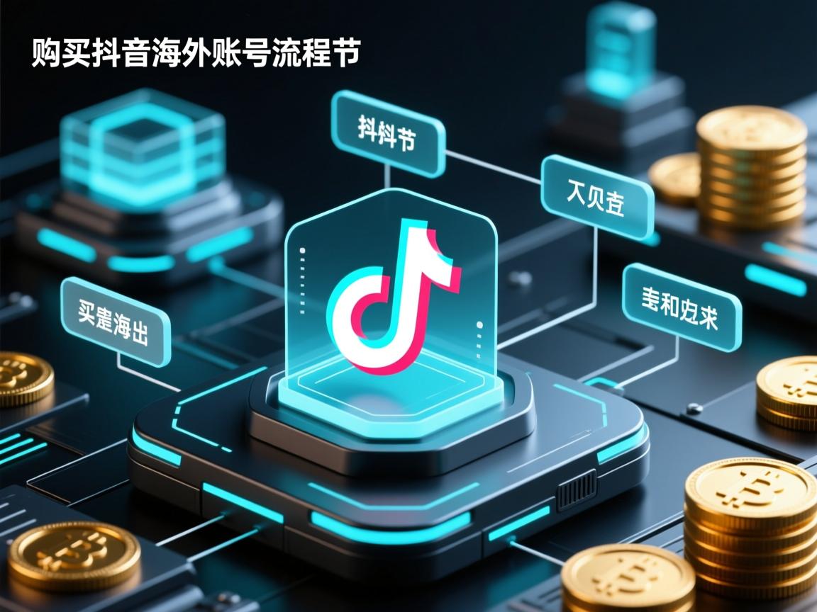 购买抖音海外账号流程图