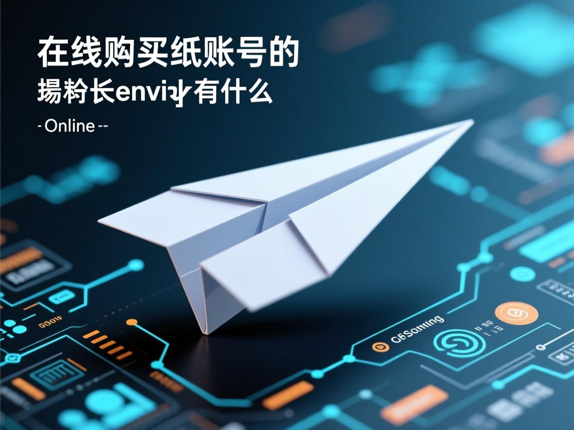 在线购买纸飞机账号的相关长尾关键词有什么