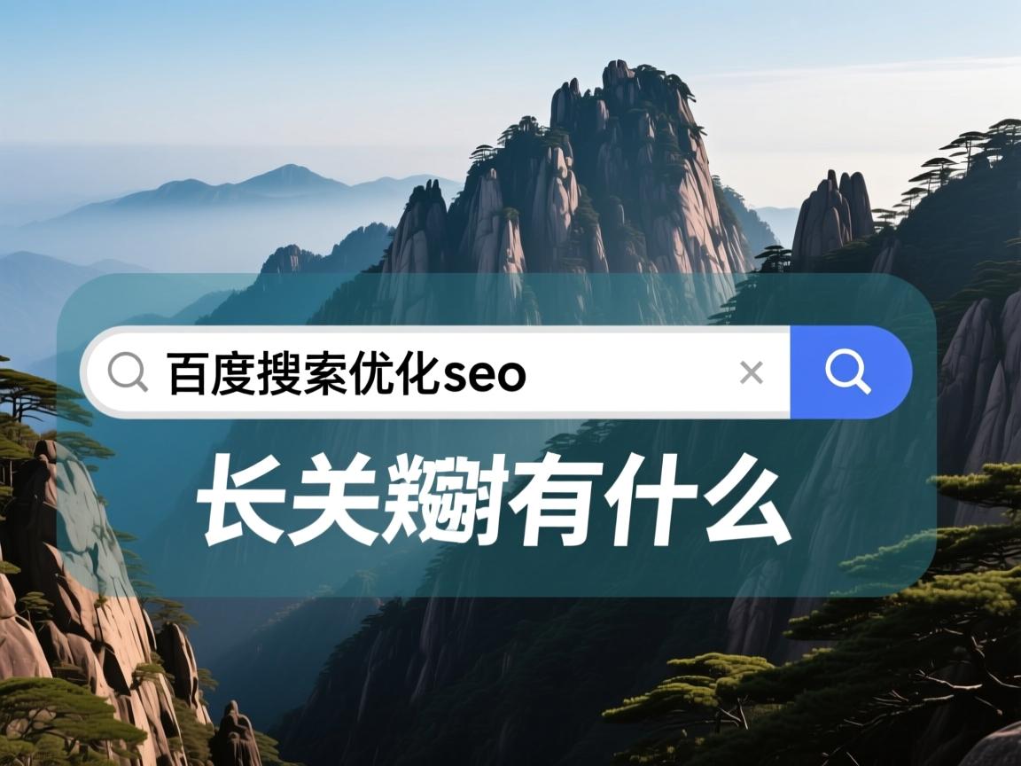 黄山百度搜索优化seo的相关长尾关键词有什么