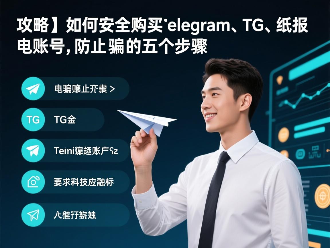 【攻略】如何安全购买telegram、TG、纸飞机、电报账号，防止被骗的五个步骤