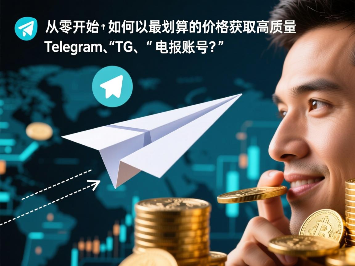 从零开始：如何以最划算的价格获取高质量telegram、TG、纸飞机、电报账号？