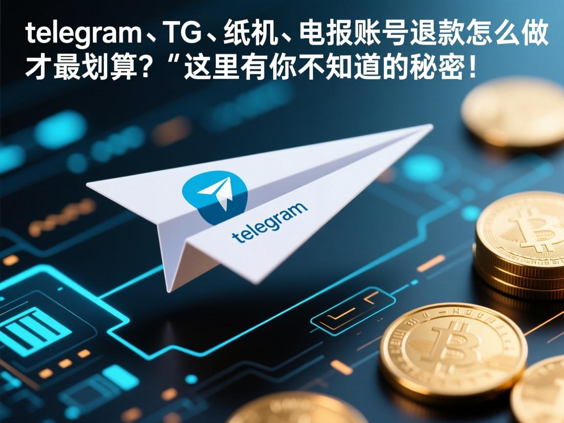 “telegram、TG、纸飞机、电报账号退款怎么做才最划算？这里有你不知道的秘密！”